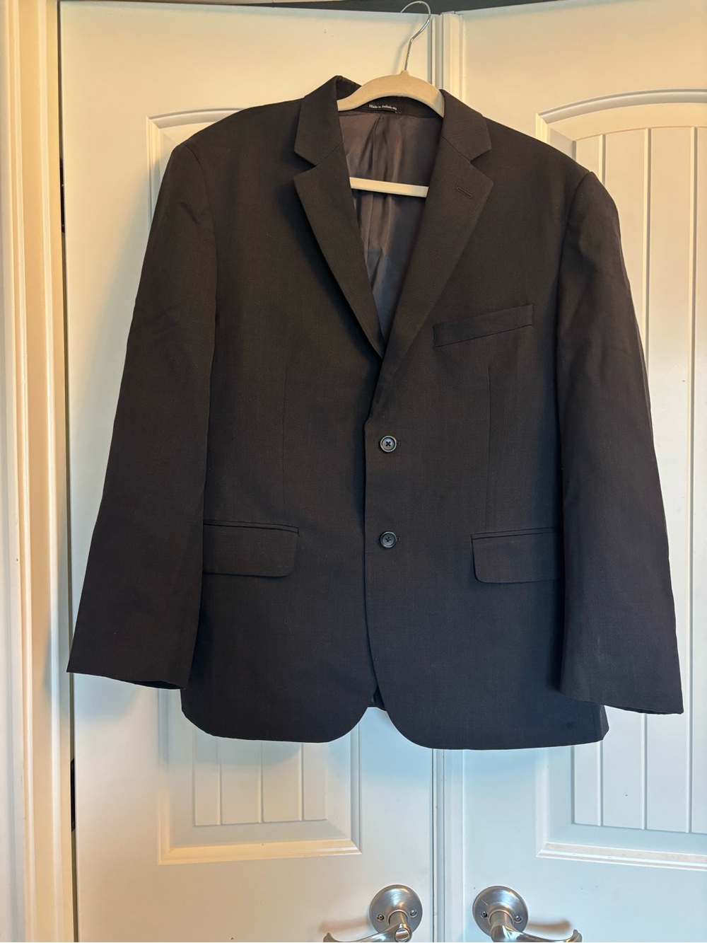 Pronto Uomo Black Two-Button Sport Coat